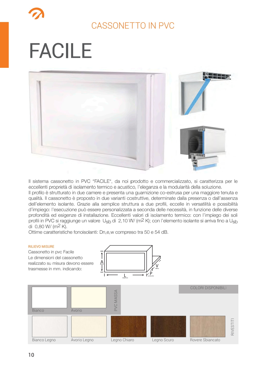 CASSONETTO IN PVC